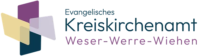 Ein Kreuz aus vier farbigen Facetten